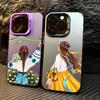 Ukraine Girl Sunflower Flag Coque For Apple iPhone 16e 16 14 15 13 11 Pro Max 15 Plus Case 12 13 Mini 16e Shockproof Phone Cover