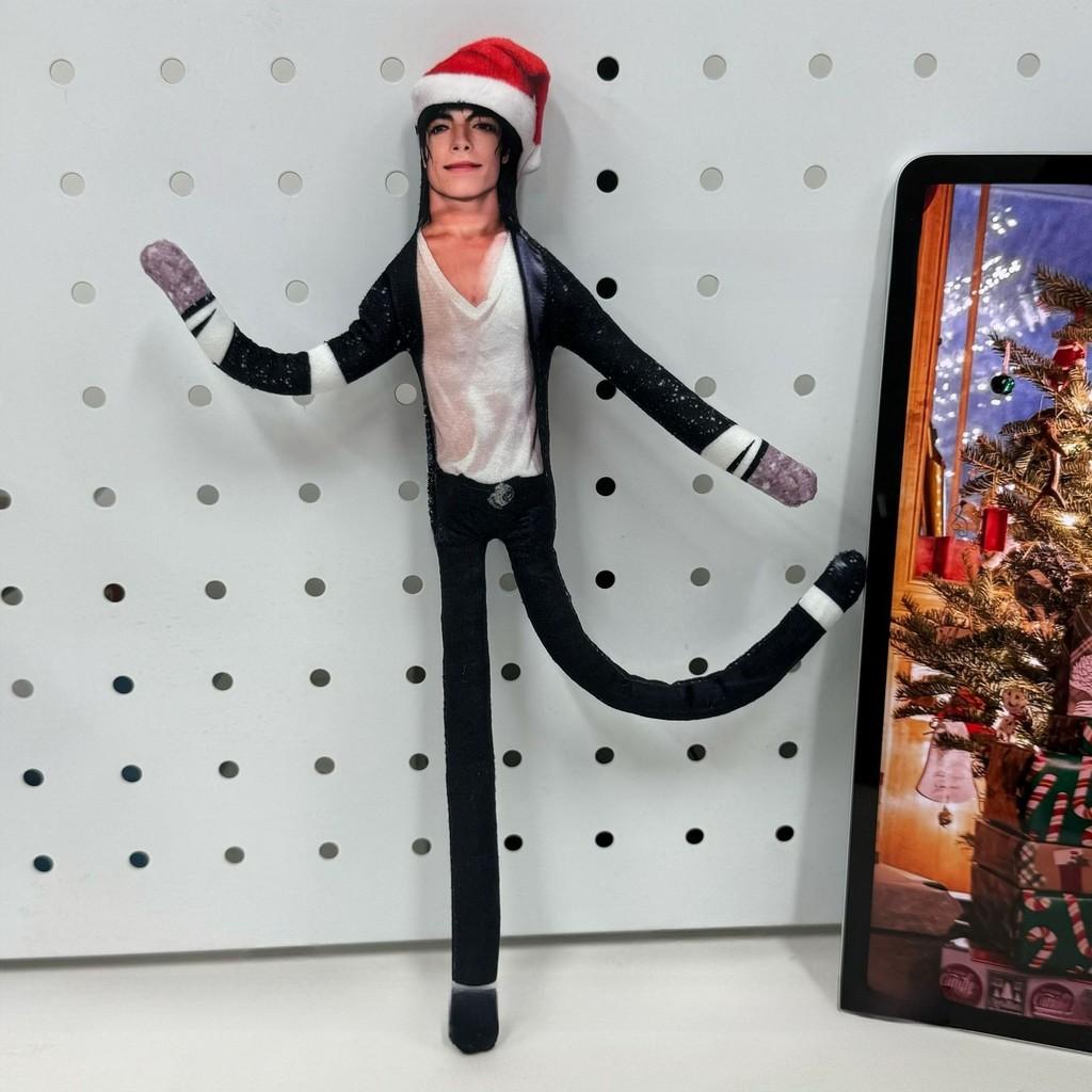 Michael Jackson Christmas Plush Collectible With Poseable Skeleton For Fans