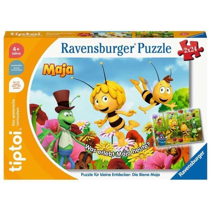 Jeu De Société - TIPTOI - Die Biene Maja - 48 Puzzles - Multicolore - 4 Ans Et Plus