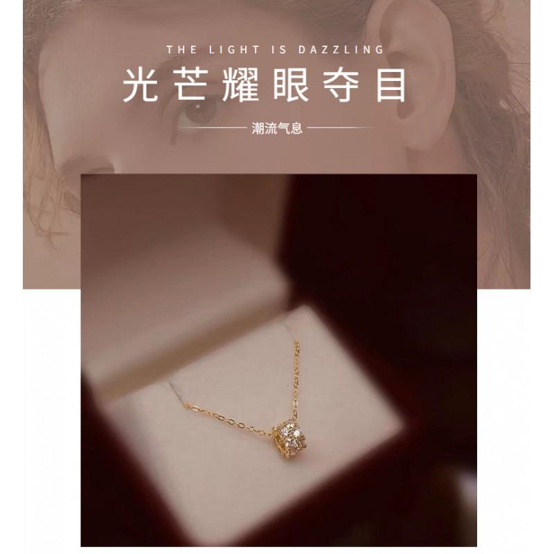 Womens Full Waist Necklace Delicate Versatile Luxury Kale Clavicle Chain