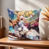 Game Comfortable Soft Pillow Case for Sofa Fanart Escoffier Genshin Living Room Home Office Decor Protective Covers