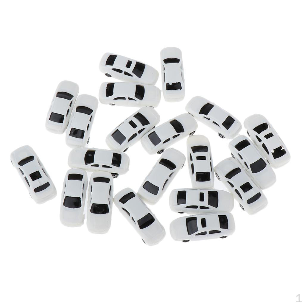 1-75/1 Plastic Car Model Table Street Layout Railway DIY Toys