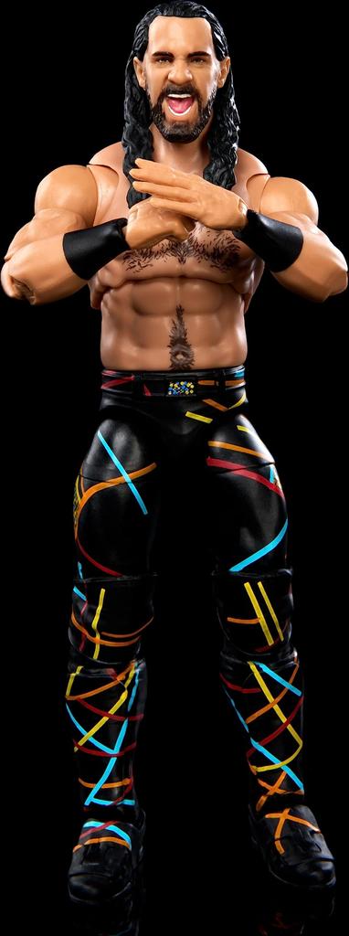 Mattel WWE Seth Rollins Ultimate Edition Action Figure with Interchangeable Accessories, Articulated Design, and Authentic Details, 6-Inch