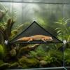 2pcs Nylon Lizard Hammock Black Lizard Hanging Bed Portable Reptile Hammock  Terrarium Use