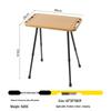 Portable Folding Tactical Camping Table - Small Plastic Picnic & Fishing Table