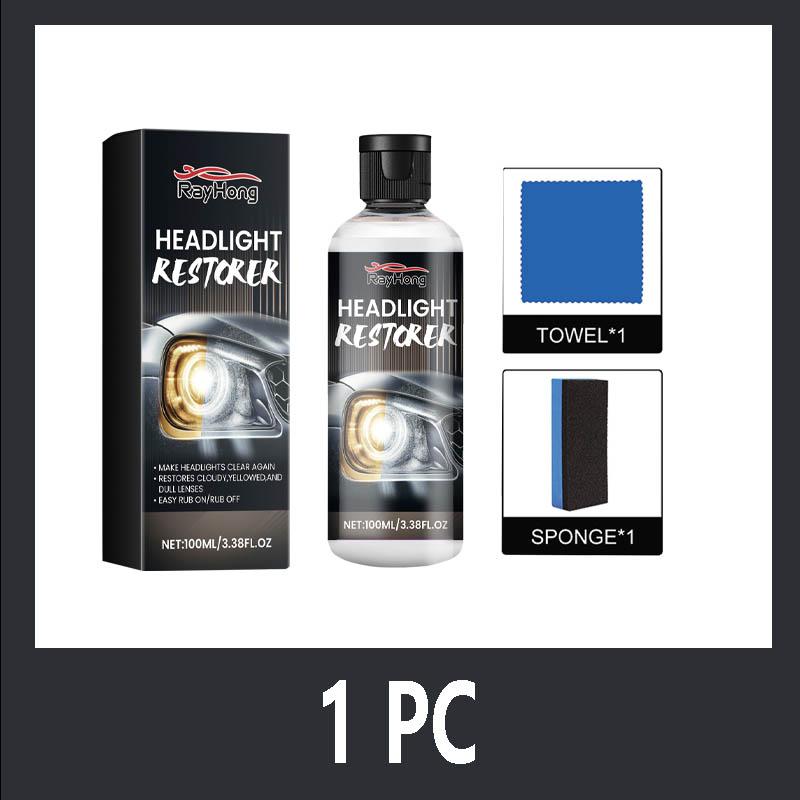 

Headlight Repair Spray for Car Refurbishment Anti-Oxidation Coating Car Lamp Polishing Agent Scratch Restoration Dirt Clean 1 PCS
