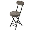 1/2 sets Opvouwbare Ronde Krukhoes Eetkamerstoelhoes voor Kantoor Huishouden Rugleuning Stoelhoezen Effen Kleur Slipcover