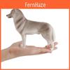 Pvc Husky Dog Model Collectible Figurine For Home Decor And Gift