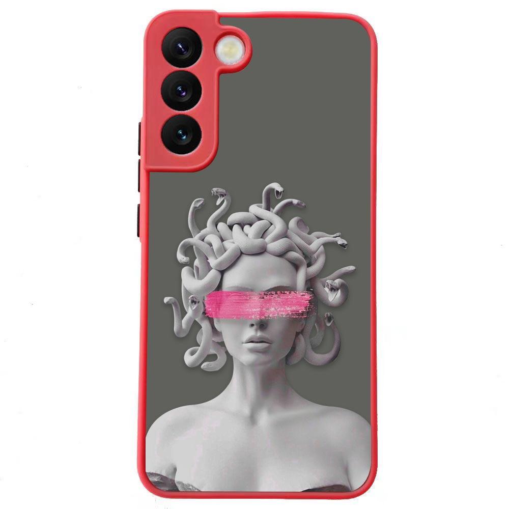 Vintage Classic Art Mona Lisa Shockproof Matte Phone Case For Samsung Galaxy S22 Ultra S21 S20 FE S10 S9 S8 S10E Plus 5G Cover