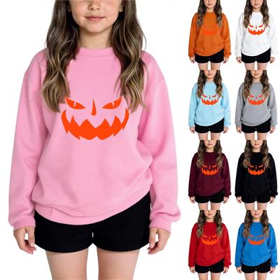 Boys Girls Child Fashion Daily Versatile Casual Crewneck Sweatshirts Daily Long Sleeve Patchwork Top Sweatshirts