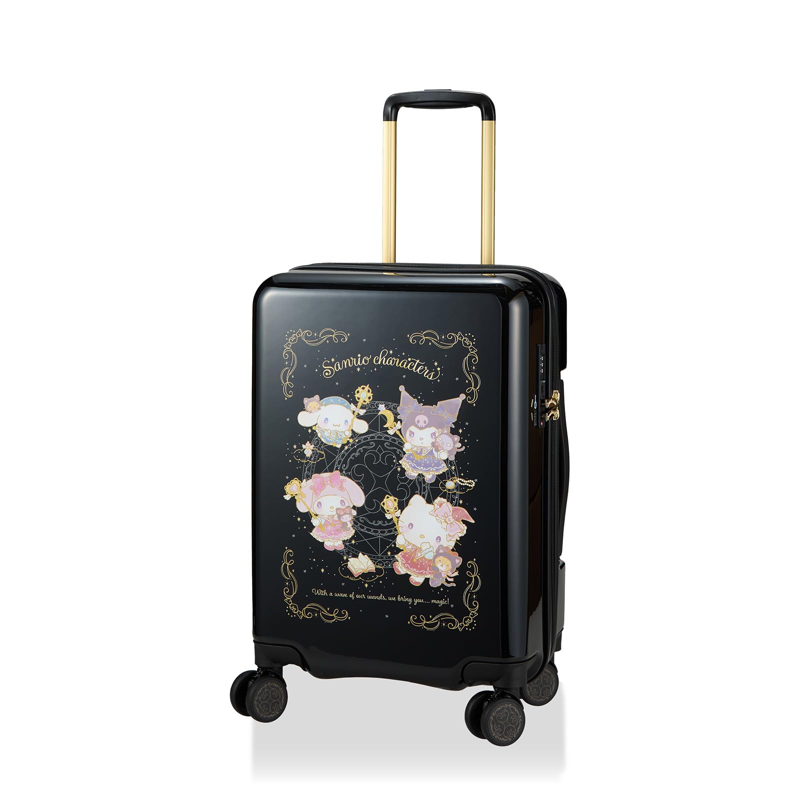 

Suitcase S size with cup holder Sanrio Characters Magical [Siffle] Carry-on SA9.Black