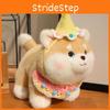 Hat Cute Birthday And Cartoon Pattern Knitted Scarf Shiba Inu Cartoon Plush Toy