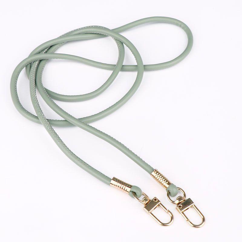 Ronde leren koord vervangingsriem voor crossbodytassen en rugzakken