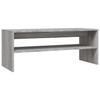 VidaXL Table basse Sonoma gris 100x40x40 cm Bois d'ingénierie 815256