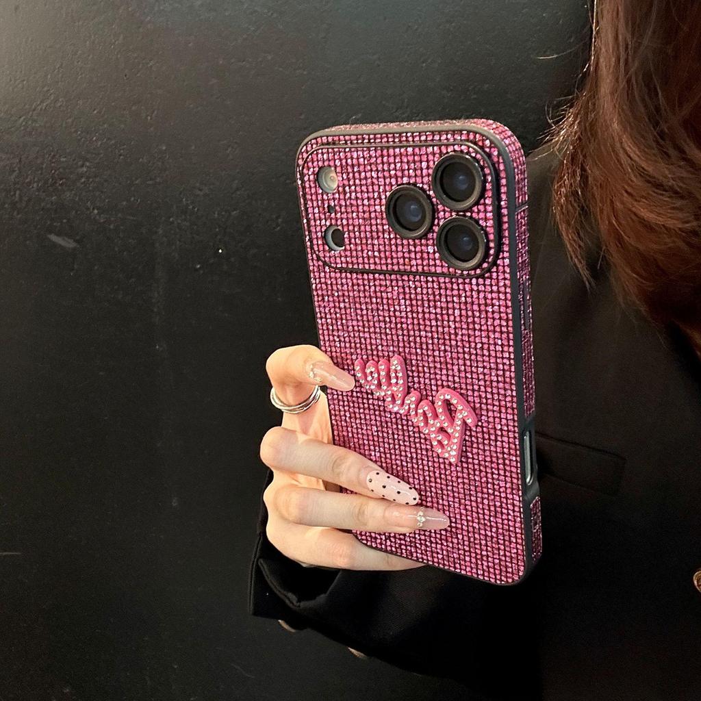 Luxurious Diamond Glitter Phone Case for Apple 17 Pro Max & iPhone 6 Plus, High-End Protection