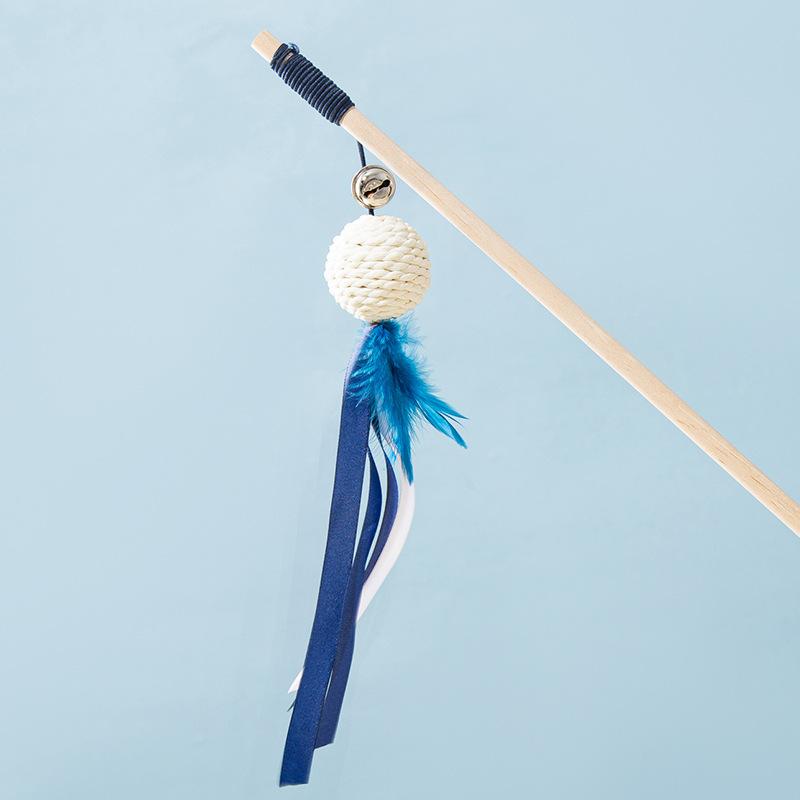 

Бревенчатый холст для кошек, палка-дразнилка для кошек, противоядие для кошек, устойчивое к укусам, перья, может заменить игрушку-дразнилку для кошек, игрушку для котят