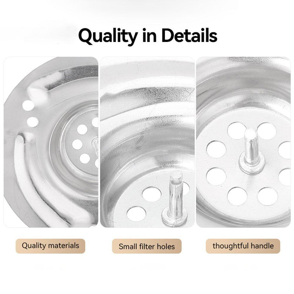 Durable Stainless Steel Vortex Floor Drain Mesh Preventing Blockage Sink Strainer Filter Sink Strainer Bathroom