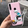 For Honor 9X Pro RU Case Cute Cartoon Cool Black Pink Silicone Back Cover For Huawei Honor9X Honor 9X Pro 9XPro 4G Phone Case