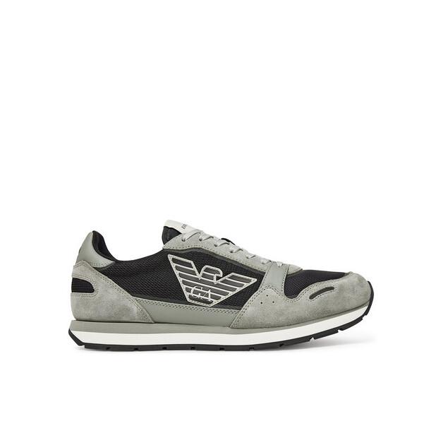 Мужские кроссовки Emporio Armani X4x537 xn730 u549 серые