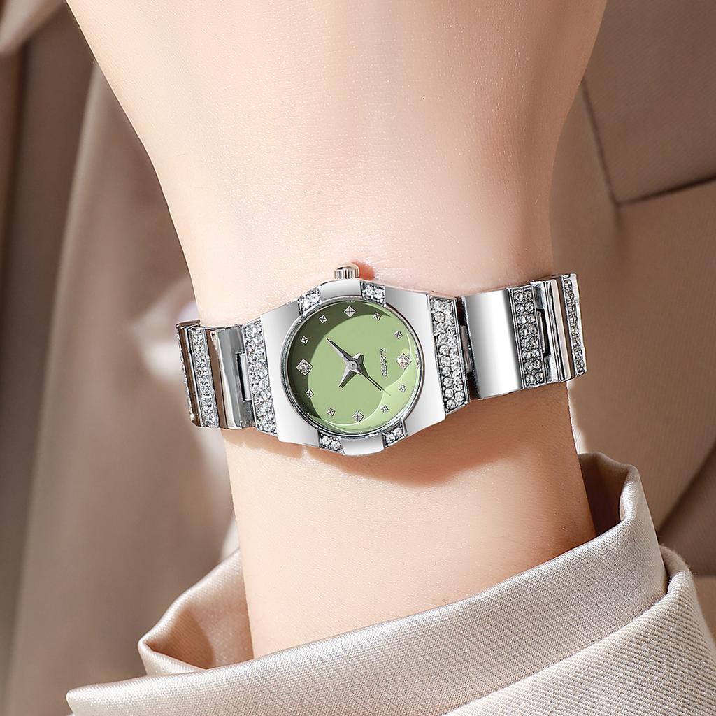 Luxury Rhinestone Women Quartz Watch Fashion Small Dial Steel Strap Wristwatches for Girls Clock Reloj Mujer