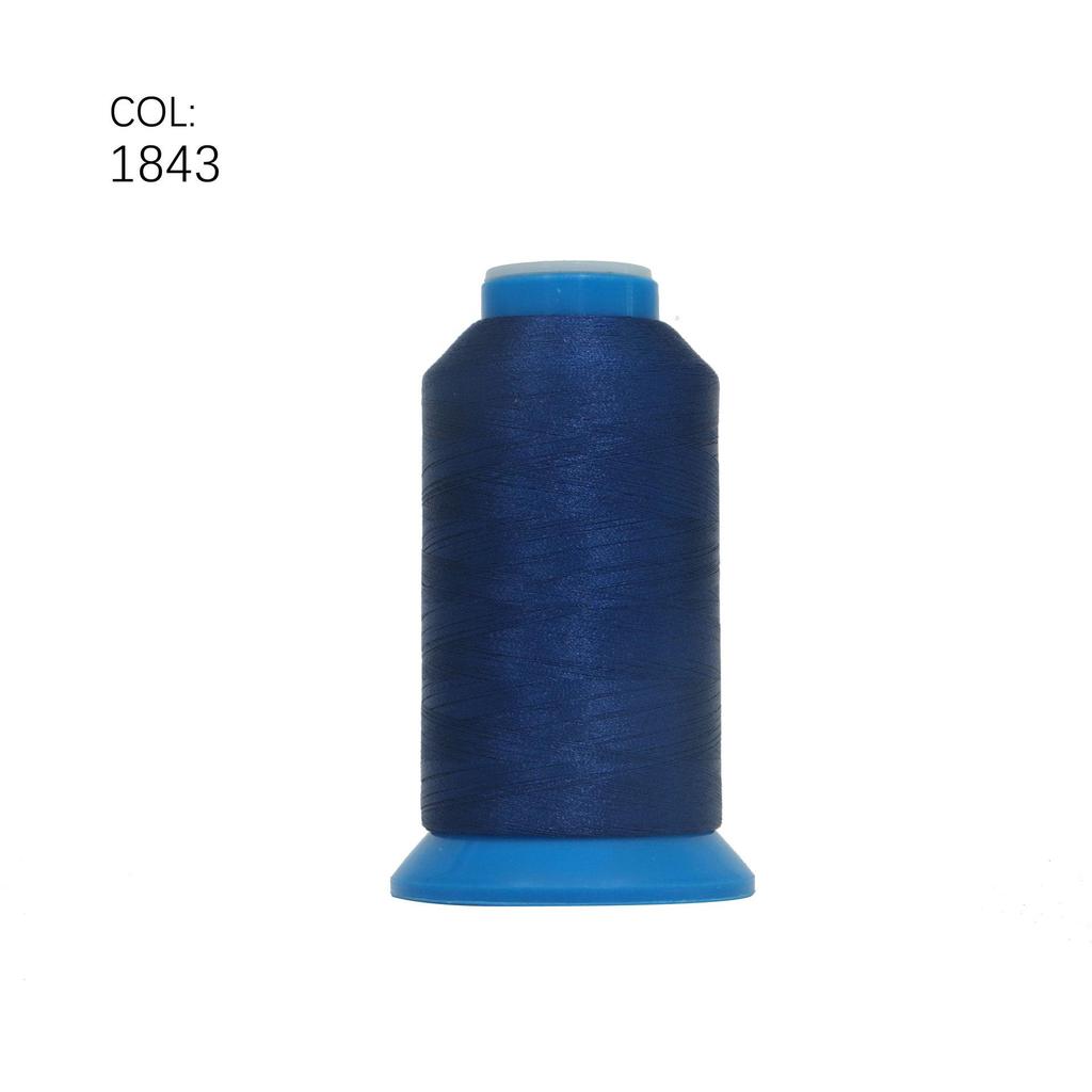 Linha de Bordado 75D/2 de Poliéster Ultrafino de Alta Resistência - 80 Cores, 4000 m