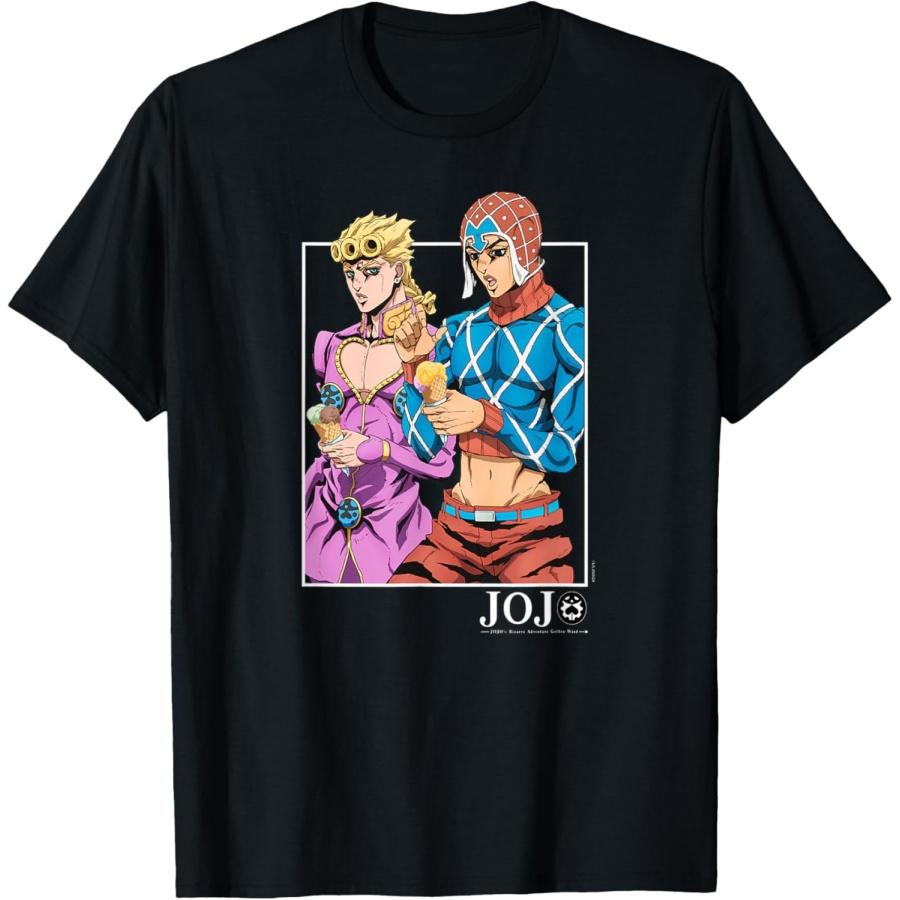 JoJo s Bizarre Adventure Наслаждаясь мороженым Аниме Футболка XXXXXL чёрный