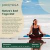 Yoga Mat JADE YOGA Natural Rubber Non-Slip Slate Blue 173cm x 61cm x 4.5mm