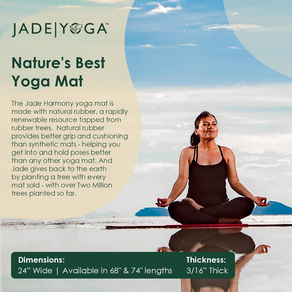 JADE Harmony Professional Yoga Mat (Long)