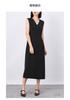 Ditu V-neck French Sexy Waist Slimming Casual Fashion Temperament Elegant Sleeveless Dress
