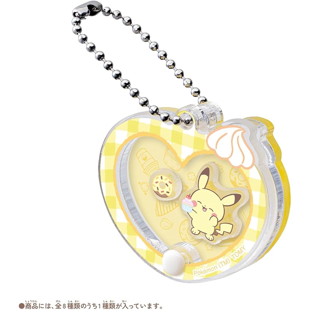 Pokmon Pokepiece Acrylic Charm Collection Sweets Shop Box with Moving Features