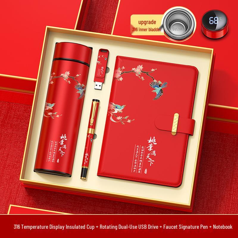 Elegant Notebook Gift Box Set for Female Homeroom Teachers: Graduation & School Anniversary