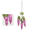 Silk Fabric Artificial Wisteria Branch Shape Fake Flower Vine Wisteria Flower Branch  Party Event