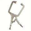 1PC 9 Inch Steel C Clamp Vise Grip Locking Welding Pliers Wood Tenon Locator Tool