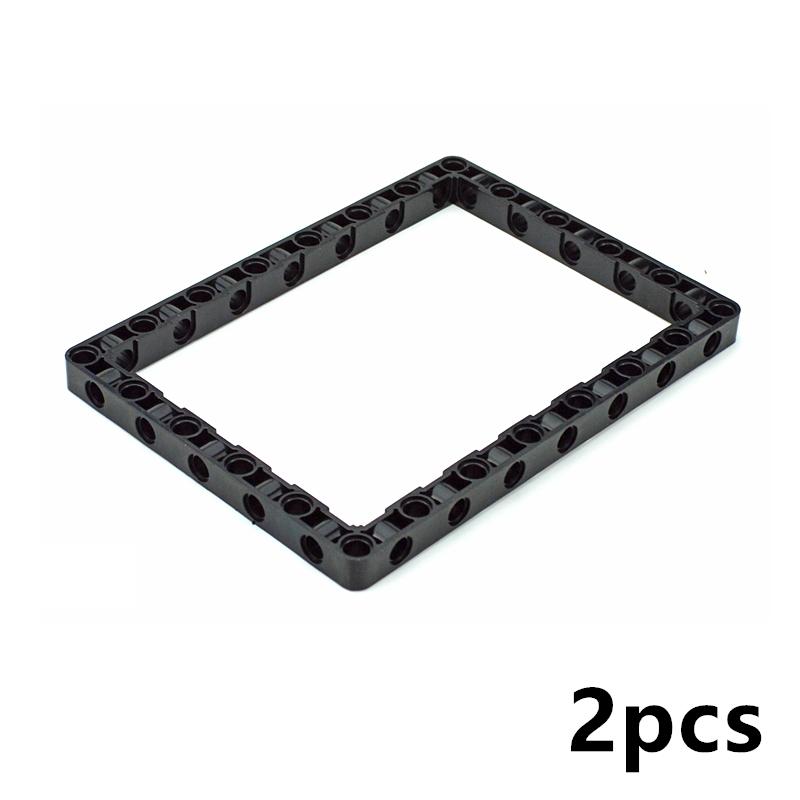 MOC Technical Parts Arm Ring Beam Frame 39794 39790 7x11 11x15 Square Hole Arms Building Blocks Compatible Toys