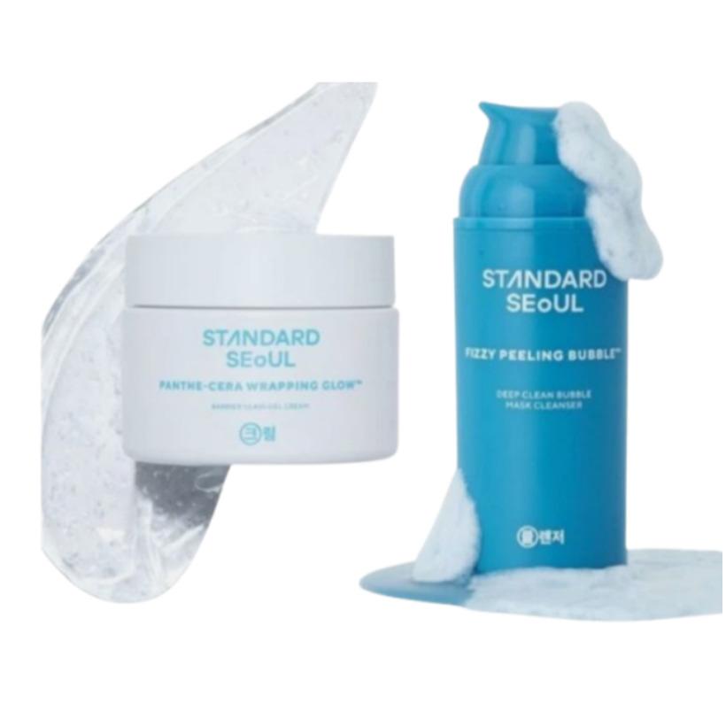 

STANDARD SEOUL Deep Clean Bubble Mask–50ml & Barrier Glass Gel Cream–50ml