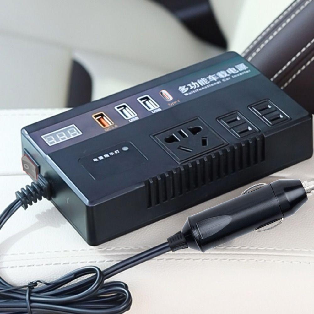 12V/24V To 220V Car Inverter Universal Car Power Converter Car Converter Socket  For Cars/trucks