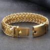 Solid Stainless Steel Keel Chain Bracelet for Men 19MM Width 19/20/22CM Black/Gold Color Man Bracelets Men's Jewelry Gifts