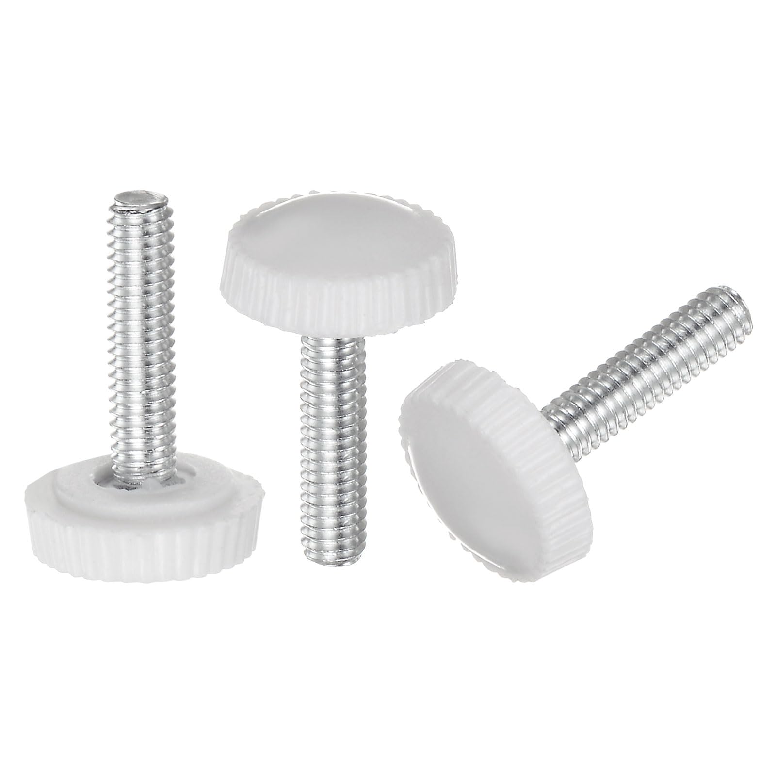

uxcell 30pcs M4 x 20mm Female Thread Knobs Thumbscrew Clamping Knobs Grip Plastic Handle Knobs Threaded Studs White M4 x 20mm білий