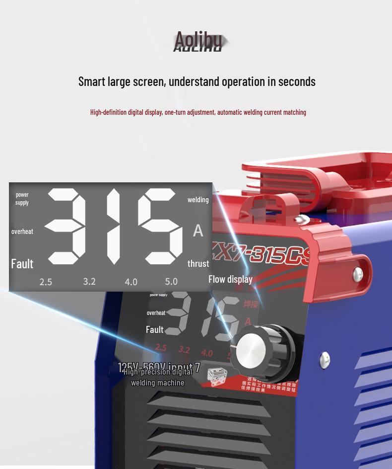 Dual Voltage Mini 315 Welding Machine: Industrial, Handheld, Portable, 220V for Home Use