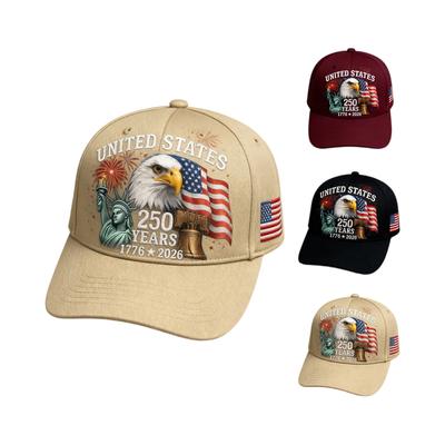 American Anniversary Commemorative Hat Printed Baseball Hat