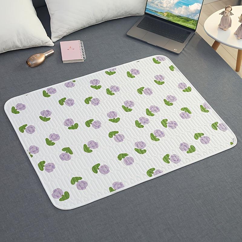 

Водонепроницаемый стеганый матрас для людей с недержанием мочи, впитывающий протектор для кровати, противоскользящий многоразовый матрас для взрослых и пожилых людей 50-70cm/19.6-27.5inch