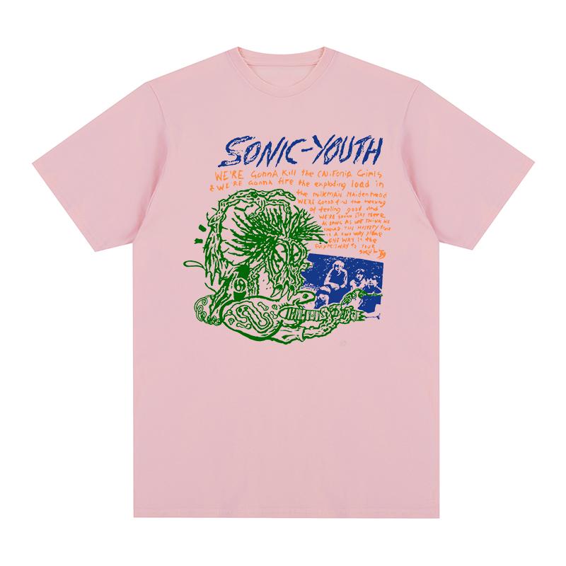 YOUTH Vintage Tshirt Rock Band Popular Punk Harajuku Fashion Streetwear Gothic Cotton Men T shirt New Tee Tshirt Womens Tops