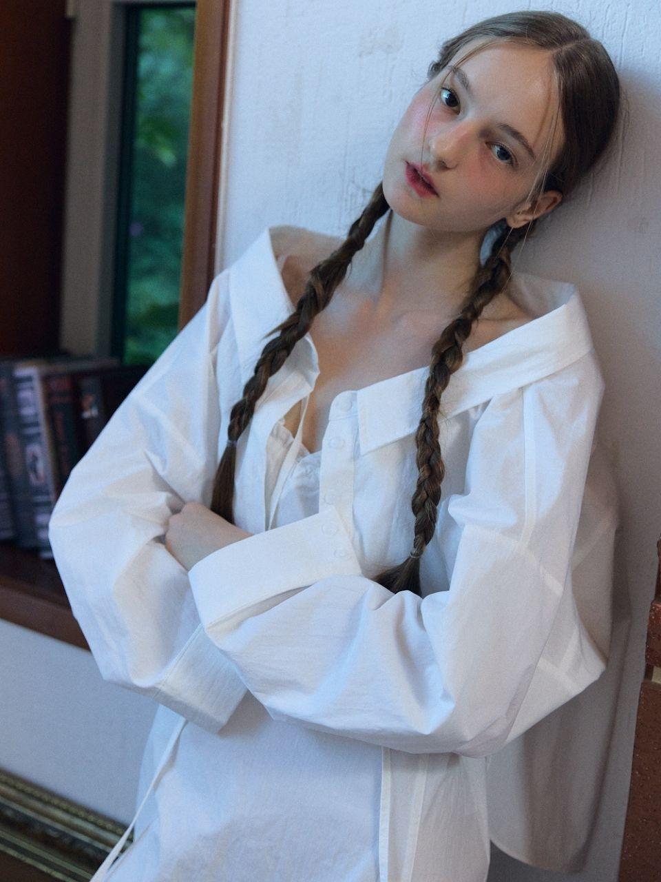 Fabric Seoul Sweet Bolero Shirts_Ivory