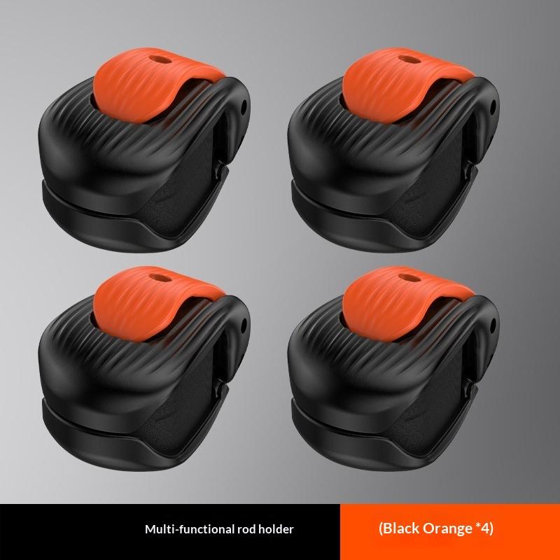 2/4Pcs Fishing Rod Holder Fixer Clip Fishing Pole Holder Compact Design Fishing Rod Fixer Fishing Rod Holder