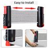 Stretchable Mesh Frame Ping Pong Post Net Net Rack Table Tennis Racquet Net  Body Exercise