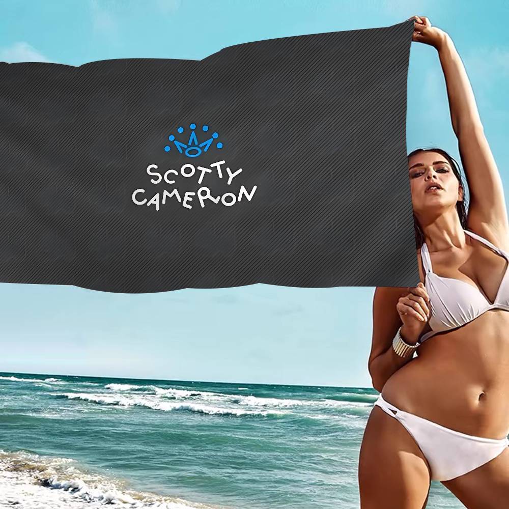 S-Scotty C-Cameron Sign Beach Towel Colorful Bath Towels For Girl Microfiber Quick Dry Custom Sand Free Beach Yoga Spa Gym Pool