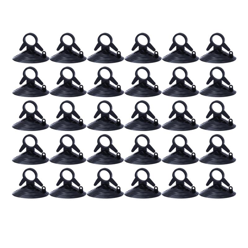 30/10Pcs Car Sun Visor Suction Cups Dovetail Front Gear Sun Visor Suction Cups Transparent PVC Suction Cups Car Decoration