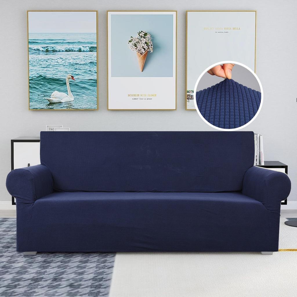 Stretch Couch Covers 1/1/1/1Seater Cushion Couch Jacquard Sofa Slipcovers Washable Sofa Covers Furniture Protector for Kids Pets