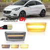 Sequential Amber LED Front Fender Side Marker Lights For Cadillac BLS CTS For Buick Regal Cascada For Chevrolet Cruze J300 Sonic