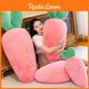 Soft And Cozy Rabbit Fur Carrot Long Pillow Cushion For Girls And Kids Bed Use
